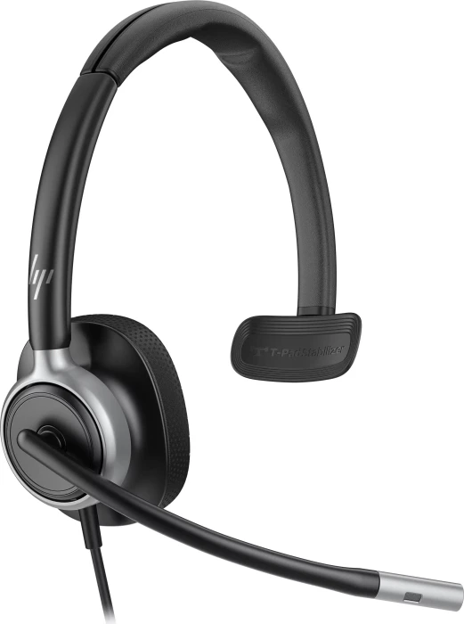 HP Poly Mission 615 Monaural USB Wired Headset - Komfort mit AI Noise Reduction