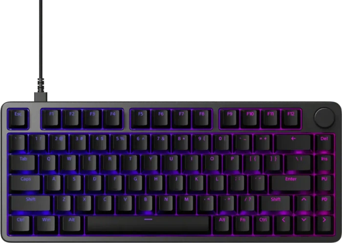 Sony INZONE KBD-H75 Gaming Keyboard, schwarz, LEDs RGB, Gateron 2.0 Magnetic Nebula, USB, US