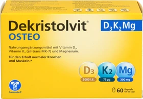 Dekristolvit Osteo D3 K2 Mg Kapseln, 60 Stück