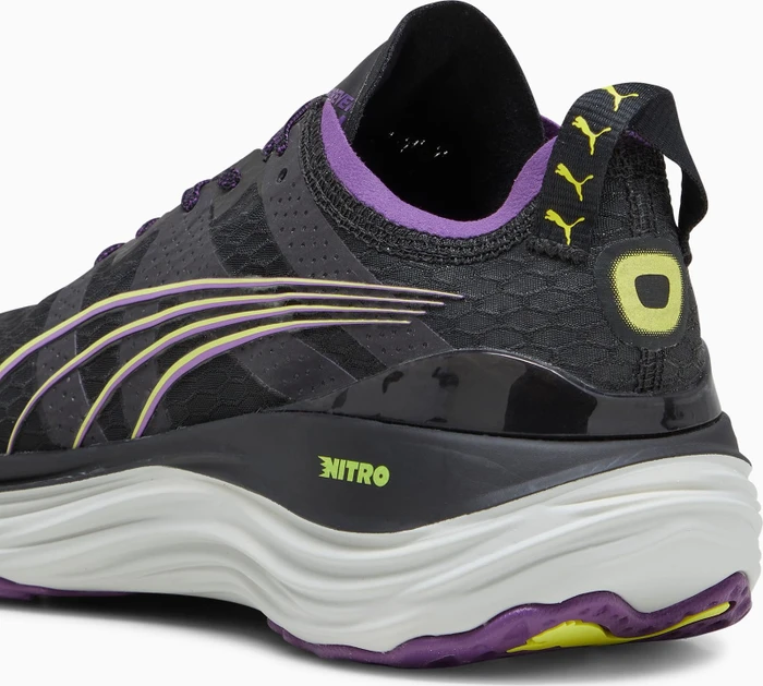 Puma ForeverRun Nitro Winter puma black/purple pop/yellow burst (Damen)