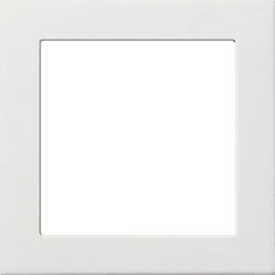Gira Adapterrahmen mit quadratischem Ausschnitt 50x50mm, reinweiß glänzend