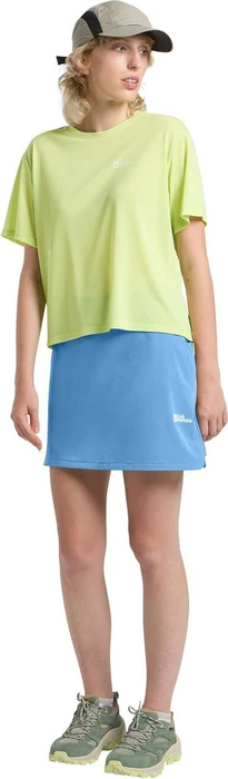 Jack Wolfskin Hiking Alpine Skort kurz mid blue (Damen)