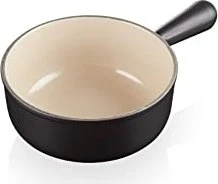 Le Creuset Classic Caquelon Fonduepfanne 20cm schwarz-matt