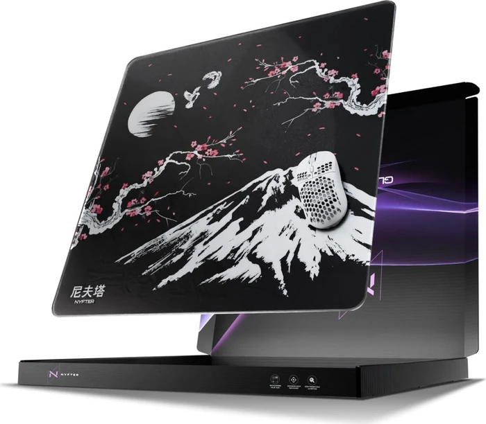 Nyfter Nyf Glas Mousepad, 500x500mm, Sakura