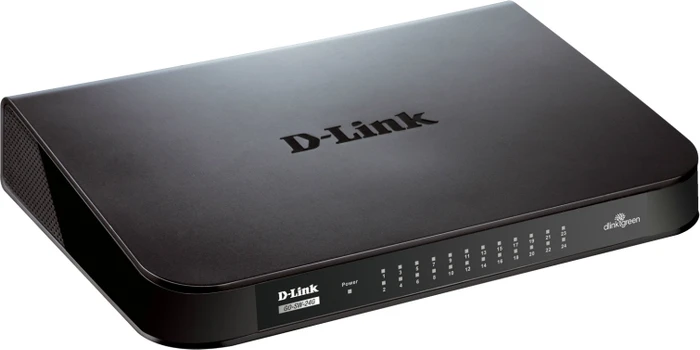D-Link GO Easy Desktop Gigabit Switch, 24x RJ-45