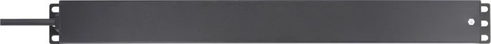 Sygonix 19" Aluminium Steckdosenleiste, 1HE, 9-fach, 250V, schwarz, 1.8m