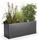 Biohort Pflanzbeet Belvedere 50Mini Hochbeet 53x53cm dunkelgrau-metallic (15853)