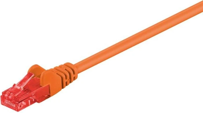 goobay Patchkabel, Cat6, U/UTP, RJ-45/RJ-45, 20m, orange