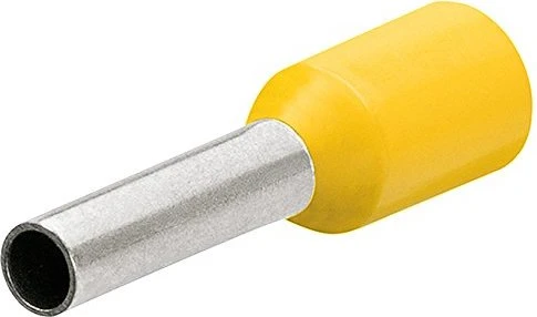 Knipex Aderendhülsen mit Kunststoffkragen 25mm² gelb 50 Stück