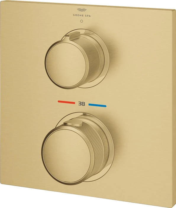 Grohe Allure Unterputz-Thermostat mit 1 Absperrventil cool sunrise gebürstet