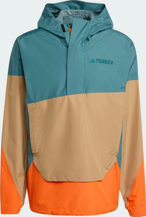 adidas Terrex Xploric 2.5L Climaproof Anorak preloved teal/cardboard/semi impact orange (Herren)