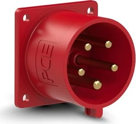 PCE Anbaugerätestecker gerade 32A 5p 6h IP44 400V
