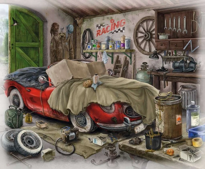 Ravensburger Puzzle EXIT Im Gutshaus Garage