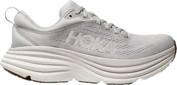 Hoka Bondi 8 lunar rock/nimbus cloud (Herren)
