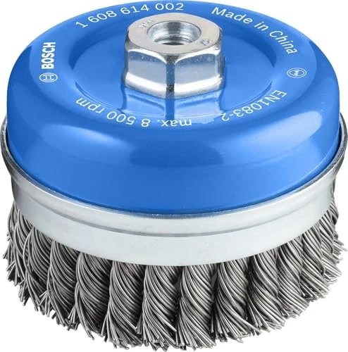 Bosch Professional Heavy for Metal Topfbürste gezopft, 100mm, 1 Stück