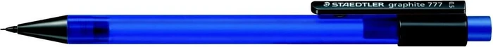 Staedtler graphite 777 Druckbleistift B 0.5mm graphit, blau/schwarz, Radierer