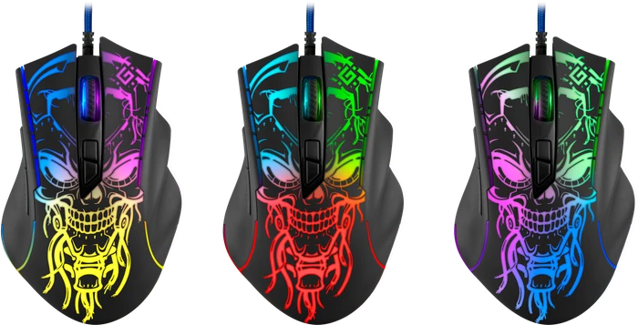 Defender Bulletstorm GM-928 RGB Gaming Mouse schwarz, USB