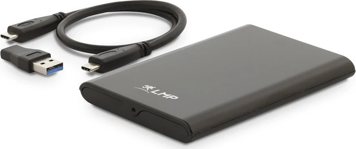 LMP DataMobile Festplattengehäuse, schwarz, 2.5", USB-C 3.1