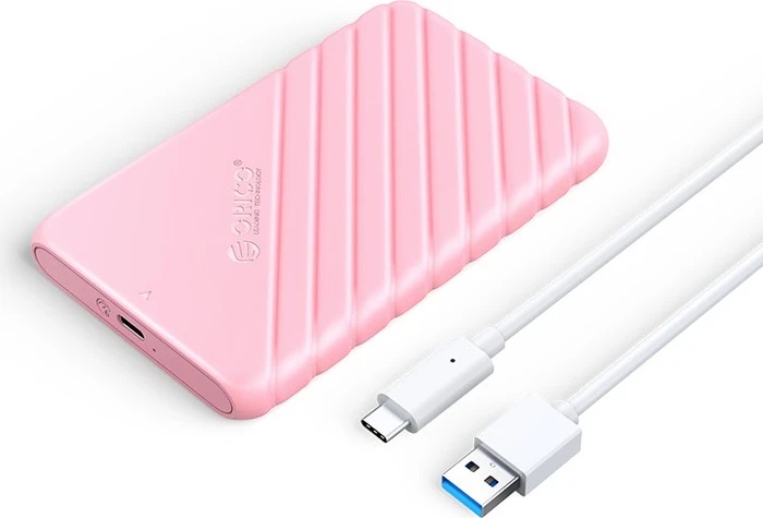 Orico 25PW1-C3, 2.5" HDD Enclosure, rosa, 2.5", USB-C 3.0