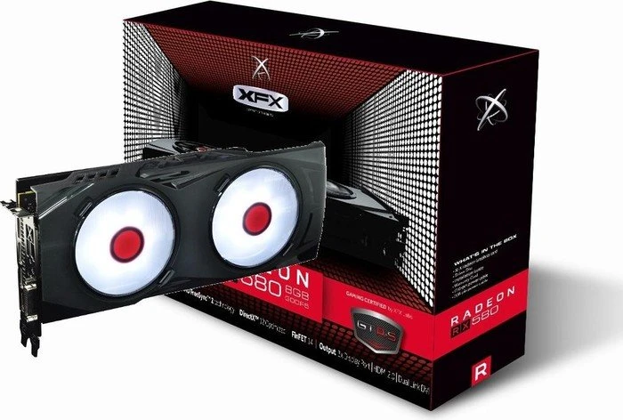 XFX Radeon RX 580 GTR-S Black Edition White, 8GB GDDR5, DVI, HDMI, 3x DP