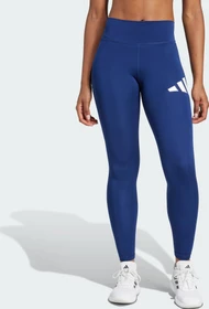 adidas Train Essentials Big Logo Full-Length Hose lang dark blue (Damen)
