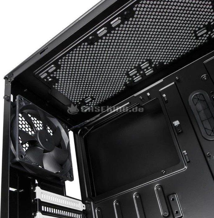 Phanteks Eclipse P400 Tempered Glass Edition schwarz/weiß, Glasfenster