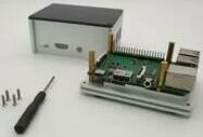 Gehäuse ecoPI PRO HP für ROCK Pi 4, silber