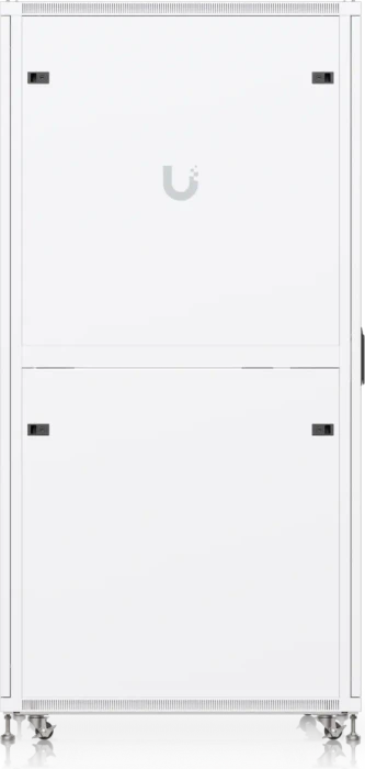 Ubiquiti 42U Rack Cabinet, 19" Rackschrank 42HE, mit Rollen, Gitternetztür, weiß, 1000mm tief