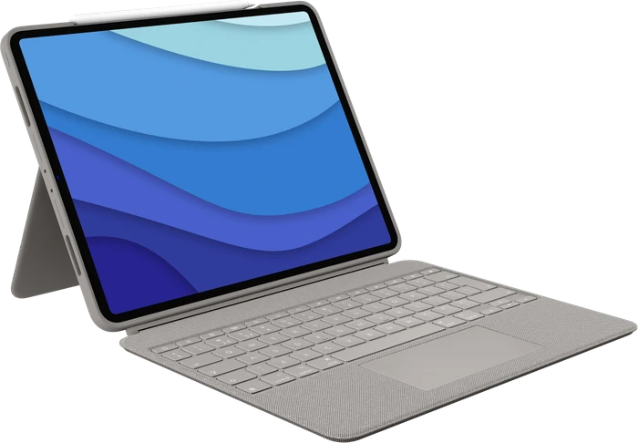 Logitech Combo Touch für iPad Pro 12.9" 5. Gen, Sand, DE