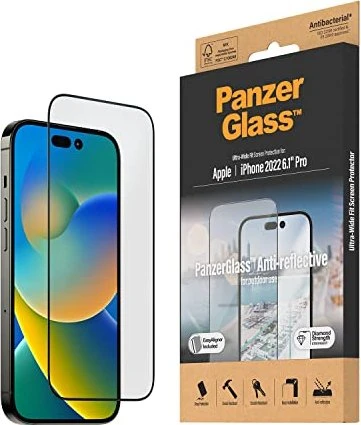 PanzerGlass Ultra-Wide Fit Anti-reflective für Apple iPhone 14 Pro