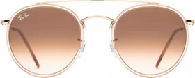 Ray-Ban Round Double Bridge bronze copper/brown gradient