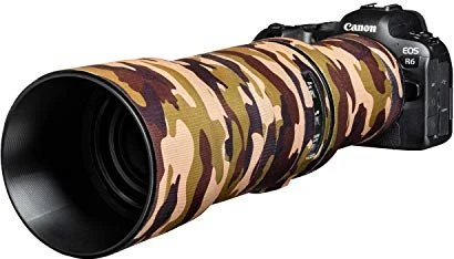 EasyCover Objektivschutz für Canon RF 600 braun camouflage