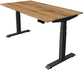 Kerkmann Move 4 elektrisch höhenverstellbarer Sitz-Steh-Schreibtisch 160x80cm Eiche/anthrazit