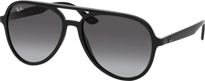 Ray-Ban RB4376 poliert schwarz/grau