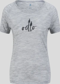 Odlo Ascent Performance 130 Funktionsshirt kurzarm grey melange (Damen)