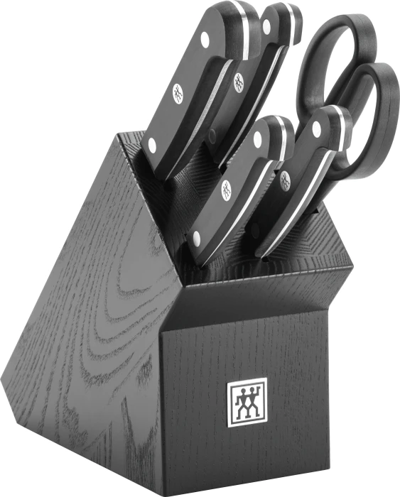Zwilling Gourmet Messerblock-Set schwarz, 6-tlg.