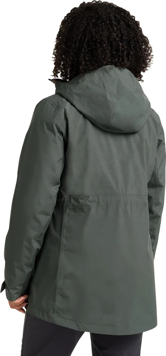 Jack Wolfskin Icecape 3in1 Down Funktionsjacke slate green (Damen)