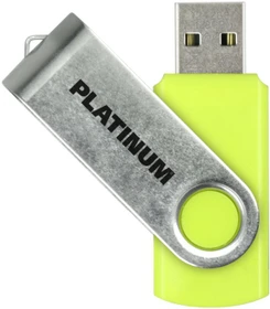 BestMedia Platinum Twister neon 64GB gelb, USB-A, USB 2.0