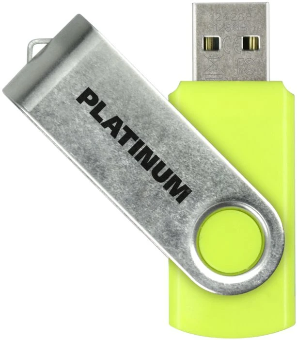 BestMedia Platinum Twister neon 2GB gelb, USB-A, USB 2.0