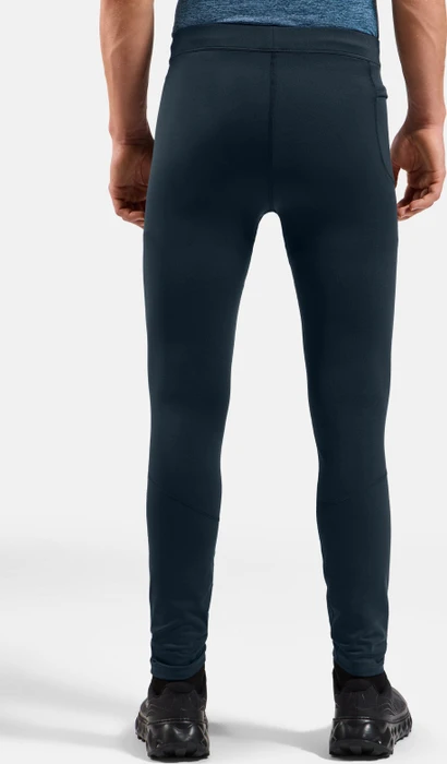 Odlo Essentials Warm Tights Laufhose lang dark sapphire (Herren)