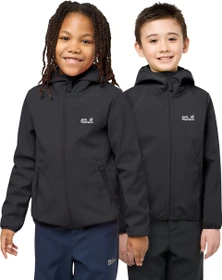 Jack Wolfskin Fourwinds Funktionsjacke schwarz (Junior)