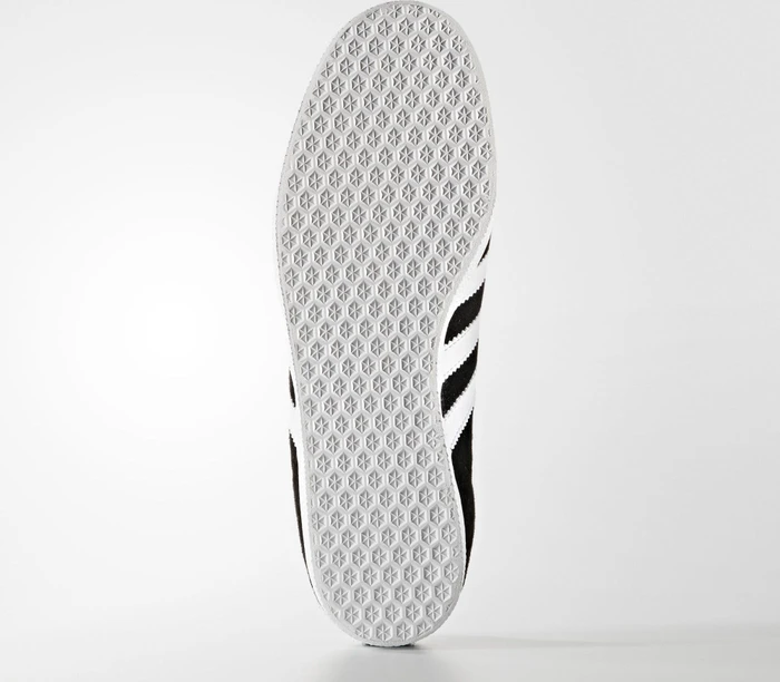 adidas Gazelle core black/white/gold met (Herren)