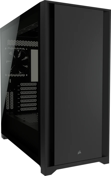 Corsair 5000D, schwarz, Glasfenster