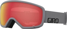 Giro Stomp grey wordmark/amber scarlet (Junior)