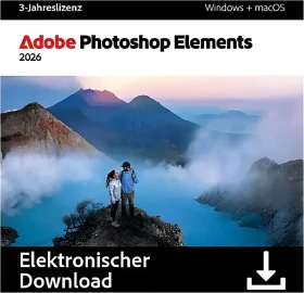 Adobe Photoshop Elements 2026, 3 Jahre, ESD (multilingual) (PC/MAC)