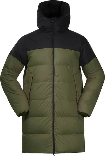 Bergans Oslo Urban Down Funktionsmantel dark olive green/black