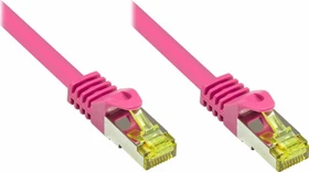 Good Connections RNS Patchkabel, Cat7/Cat6a, S/FTP, RJ-45/RJ-45, 0.5m, rosa