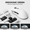 Epomaker Click Lite Wireless Gaming Mouse, weiß, USB/Bluetooth Vorschaubild