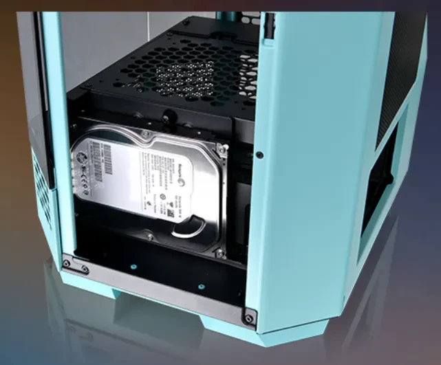 Thermaltake The Tower 300 Turquoise, türkis, Glasfenster