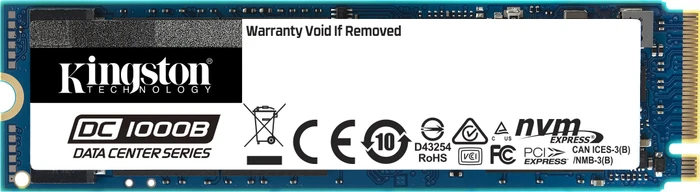 Kingston DC1000B Data Center Series Boot SSD - 0.5DWPD 480GB, SED, M.2 2280 / M-Key / PCIe 3.0 x4